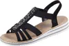 Rieker Keilsandaletten Damen 31373730393531 Schwarz 39 EU Produktbild-Vorschau 8