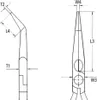Flachrundzange L.200mm 40Grad gew.VDE Mehrkomp.-Hüllen Produktbild-Vorschau 18