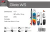 F2  SUP Stand Up Paddle Board Glide WS  11'7''  Grigio Anteprima dell’immagine prodotto 2