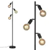 Lampa podłogowa 3-punktowa HxØ 160x22 cm Kuglo czarna Podgląd zdjęcia produktu 6