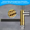 A close-up marketing image of a kitchen faucet, highlighting its brass construction and a textured handle. Produktbild-Vorschau