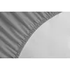 Spannbetttuch 100 % Baumwolle 180 x 200 x 25 cm hellgrau Produktbild-Vorschau 2