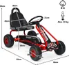 Gokart mit Verstellbarem Sitz & Handbremse Tretauto bis Produktbild-Vorschau 2