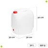 Garronda Wasserkanister mit Hahn BPA-frei Lebensmittelecht Produktbild-Vorschau 2
