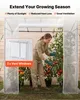 VEVOR Kas, 195x77x146/168 cm, folietunnel, tomatenkweekkas Productafbeelding-voorbeeld 6