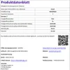 This is a product data sheet for a Bosch appliance, likely an oven, detailing its energy efficiency and technical specifications. Produktbild-Vorschau