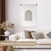 MuchoWow® Wandteppich Wandbehang Kunst - Bogen - Schwarz - Produktbild-Vorschau 2