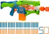 A Nerf Elite 2.0 Double Punch toy gun with a large collection of darts, and the numbers '50' made from darts. Produktbild-Vorschau