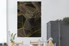 MuchoWow® Poster Abstrakt - Gold - 3D - Luxus - Kunst Produktbild-Vorschau 2