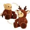 BRUBIES Teddy Hirsch - 25 cm Teddybär im Hirschkostüm mit Produktbild-Vorschau 1