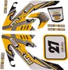 Aufkleber Sticker Set Decor X - Gelb Pit Bike Dirt Bike Produktbild-Vorschau 3