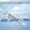 2-in-1 Edelstahl Obstschneider, Wassermelonen-Gabel und Produktbild-Vorschau 2