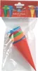 6 Mini Schultüten aus Karton mit Bastelkrepp zur Produktbild-Vorschau 8