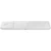 A white wireless charger duo is shown on a white background. Produktbild-Vorschau