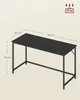 VASAGLE Schreibtisch Computertisc 135 x 60 x 76cm schmaler Produktbild-Vorschau 3