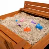 Sabbiera in legno Baby Mix con copertura e panchine 120x120 Anteprima dell’immagine prodotto 4