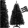 Springos® Künstlicher Weihnachtsbaum 180 cm Schwarz | Produktbild-Vorschau 4