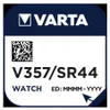 Bateria do zegarka Varta V357 w 1 sztuce Podgląd zdjęcia produktu 13
