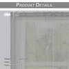 2er Set Gardine Wasserdicht Halbtransparent, Gardine Kurz Produktbild-Vorschau 8