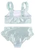 Disney Die Eiskönigin Bikini mit Rüschen für Mädchen - Elsa Produktbild-Vorschau 2