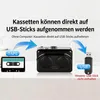 Tragbarer Kassettenspieler mit Stereo Lautsprechern, USB Produktbild-Vorschau 7