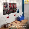 tectake® Werkzeuglochwand dreiteilig, aus Stahl 120 x 3 x Produktbild-Vorschau 7