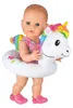 bambola fascia nuoto unicorno ragazza 28-35 cm bianco Anteprima dell’immagine prodotto 8