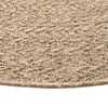 vidaXL Teppich ZIZUR Ø 200 cm Jute-Optik Indoor und Outdoor Produktbild-Vorschau 5