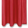 A close-up view of a red curtain with vertical folds. Produktbild-Vorschau