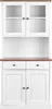 Inter Link Buffet WESTERLAND 5.2 Weiß Massivholz Produktbild-Vorschau 3