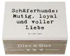 Mr. & Mrs. Panda Box Spruch Schäferhunde Freundschaft 22 x Produktbild-Vorschau 3