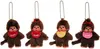 Prívesok na kľúče Monchhichi - chlapec červený podbradník Náhľad obrázku produktu 11