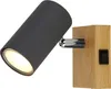 GLOBO 57911-1G ROBBY Strahler Metall holzoptik, 1x GU10 Produktbild-Vorschau 14