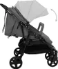 vidaXL Poussette jumelle gris foncé et noir acier Voir les images du produit 4