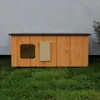 QLS Casetta per gatti in legno 86x47x37cm con anticamera Anteprima dell’immagine prodotto 2