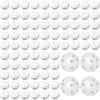 100 Pack Kunststoff Golf Trainingsbälle 42 mm, weiße Produktbild-Vorschau 1