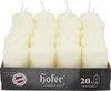 Hofer Sloupové svíčky - Ivory - 4 x 7 cm - Dlouhá doba Náhled obrázku produktu 4