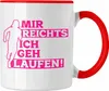 Trendation - Joggen Tasse "Mir Reichts Ich Geh Laufen" Produktbild-Vorschau 1