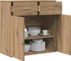 vidaXL Komoda, odstín Artisan Oak, 78 x 38 x 80 cm, Náhled obrázku produktu 1