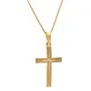 Gold Anhänger Kreuz  mit Goldkette massiv 333 - 8 Karat Produktbild-Vorschau 3