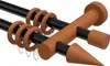 Interdeco Gardinenstange / Vorhangstange Schwarz / Produktbild-Vorschau 1