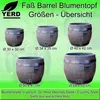 Pflanzkübel BOLERO, Größe L, Fass, Kunststoff Produktbild-Vorschau 10