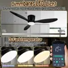 Jayseuw 132 cm – wentylator sufitowy z oświetleniem LED i Podgląd zdjęcia produktu 3