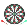 Cible de fléchettes de 24 cm + 2 fléchettes de rechange, Voir les images du produit 12
