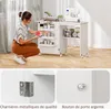 HOMCOM Table de couture pliante meuble couture à abattant Voir les images du produit 8