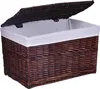 Panier à linge en osier - brun 105 L Voir les images du produit 2