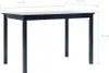 vidaXL Tavolo da pranzo nero 114x71x75 cm in legno Anteprima dell’immagine prodotto 12