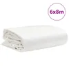 plachta vidaXL biela 6x8 m 650 g/m² Náhľad obrázku produktu 8