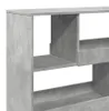 vidaXL Bücherregal/Raumteiler Betongrau 100x33x94,5 cm Produktbild-Vorschau 6