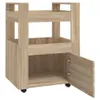 vidaXL Kuchyňský vozík Sonoma Dub 60x45x80 cm výrobek ze Náhled obrázku produktu 6